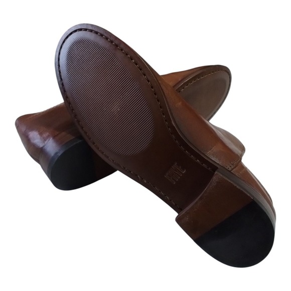 Frye Womens Boots 7.5 Elyssa Shootie Ankle Booties Caramel Leather Boho Neutral - Picture 3 of 6